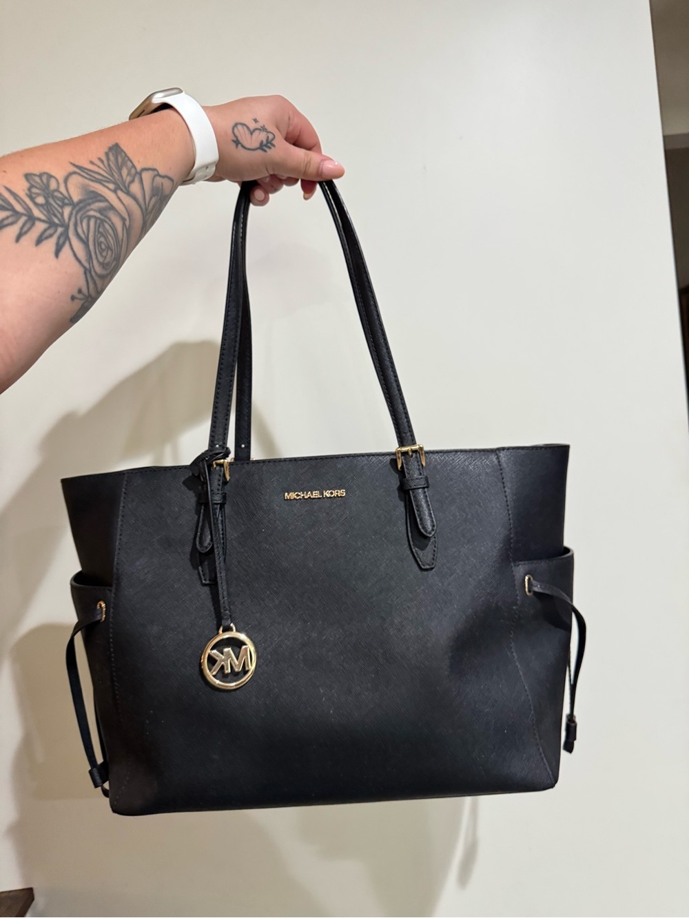 Michael Kors Gilly Large Saffiano Leather Tote Diaper Baby Bag too